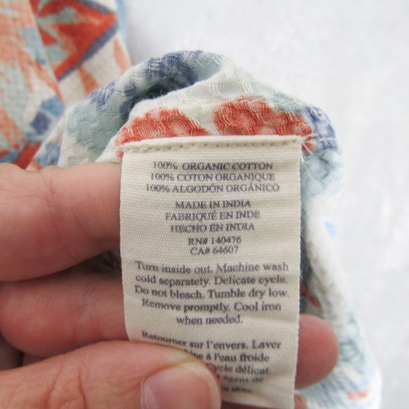 Faherty Womens S Floral Bay Twist Dress Halter Neck Sleeveless Blossom Paradise - Picture 13 of 14